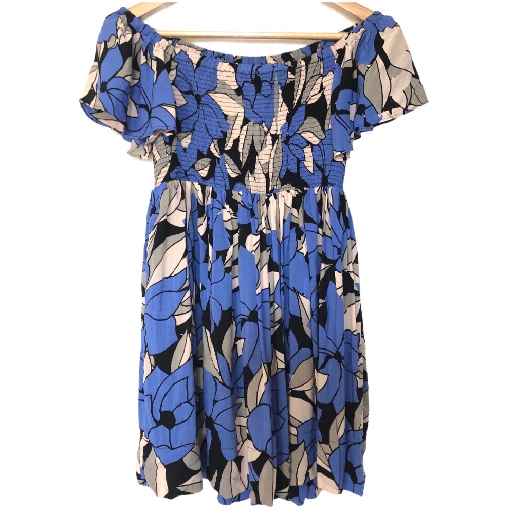Free People Louise Off The Shoulder Mini Dress